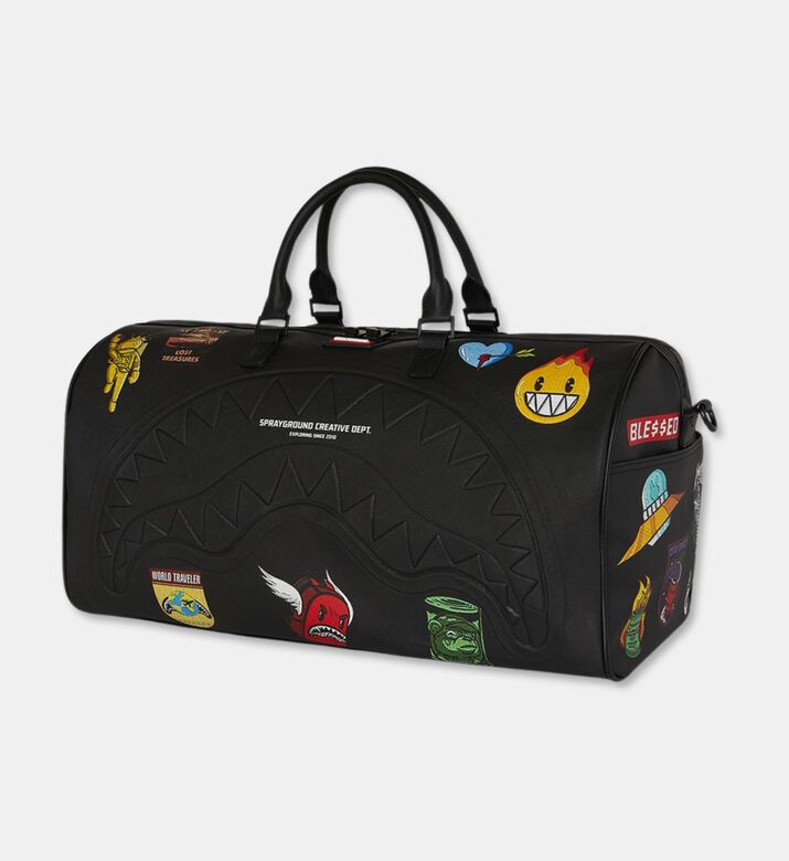 Sprayground All-over Patches Design Duffle Bag, Packshot View