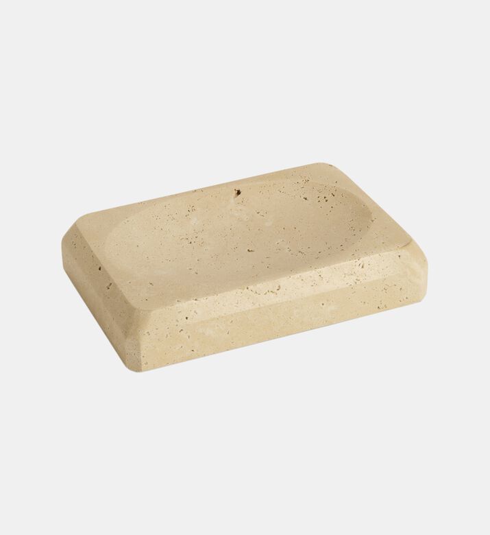 Natural Travertine Soap Dish