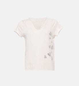 Tunisian Rain Rhinestone-embellished T-shirt