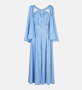 Cape-sleeve Jumpsuit