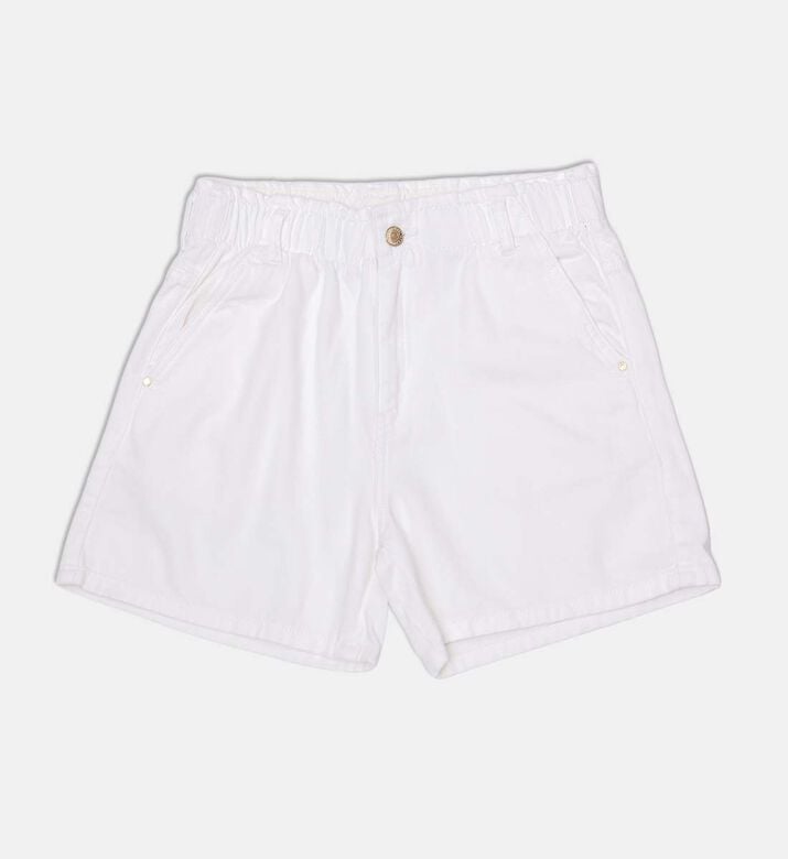 Casual Elastic Waistband Shorts
