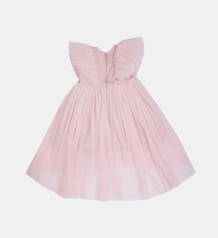 Junior Girl Embossed Tulle Dress Junior Girl Embossed Tulle Dress