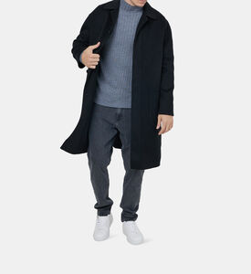 Transitional Oversized Woven Coat
