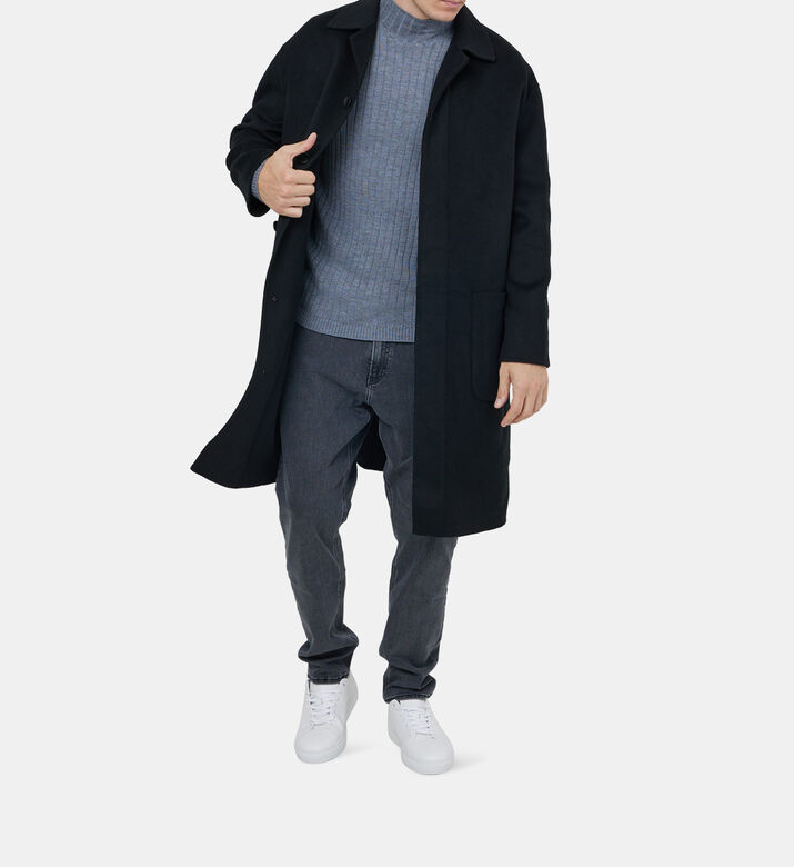 Transitional Oversized Woven Coat