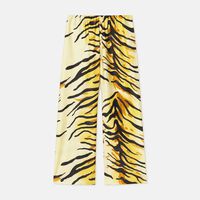 Brenda Tiger Twill Silk Trousers