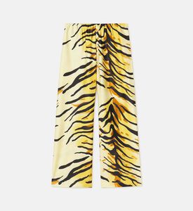 Brenda Tiger Twill Silk Trousers