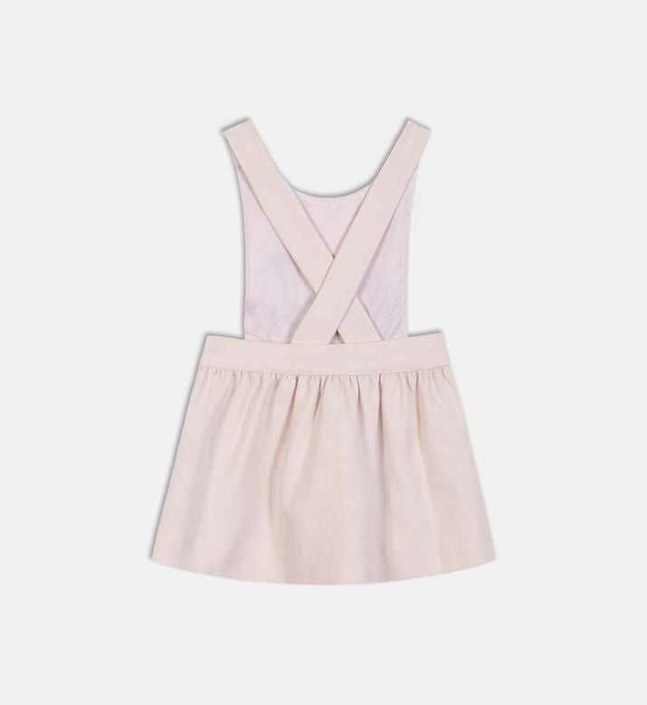 Cross-strap Embroidered Dress