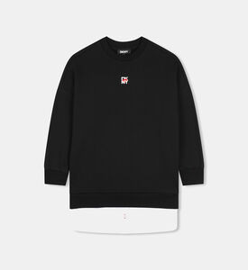 فستان بأكمام طويلة بقطن من تشكيلة يوم الحب