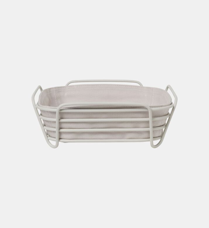 Desa Cotton Steel Bread Basket