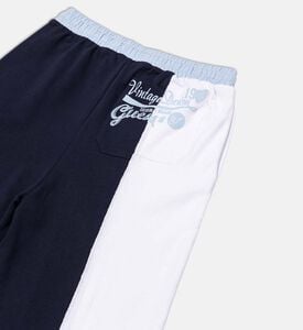 شورت قصير بقصّة عادية وتصميم ثنائي اللون