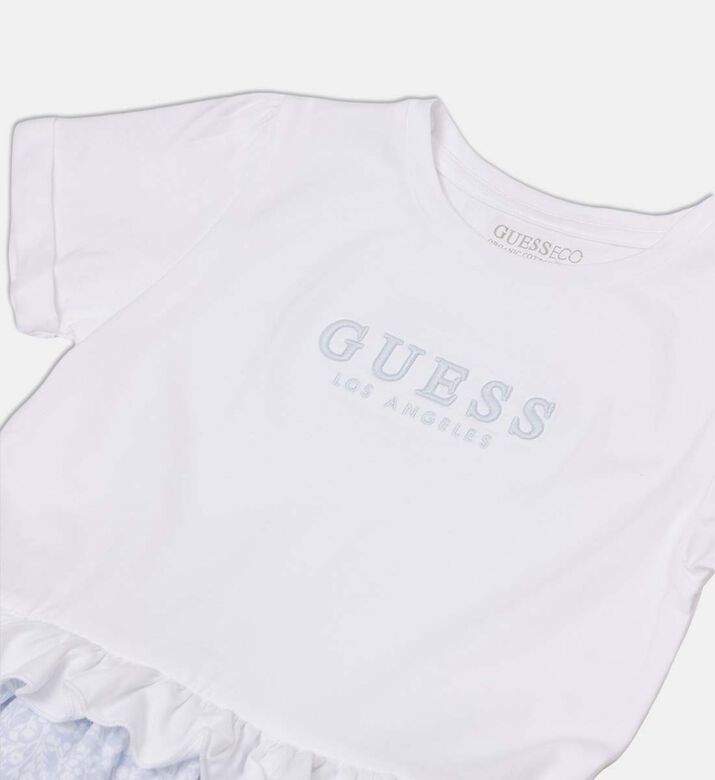 فستان واسع بزخارف أزهار على كامله فستان واسع بزخارف أزهار على كامله