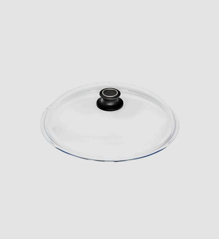 AMT Gastroguss Glass Round Cooker Lid, Transparent, 32-cm, Packshot View