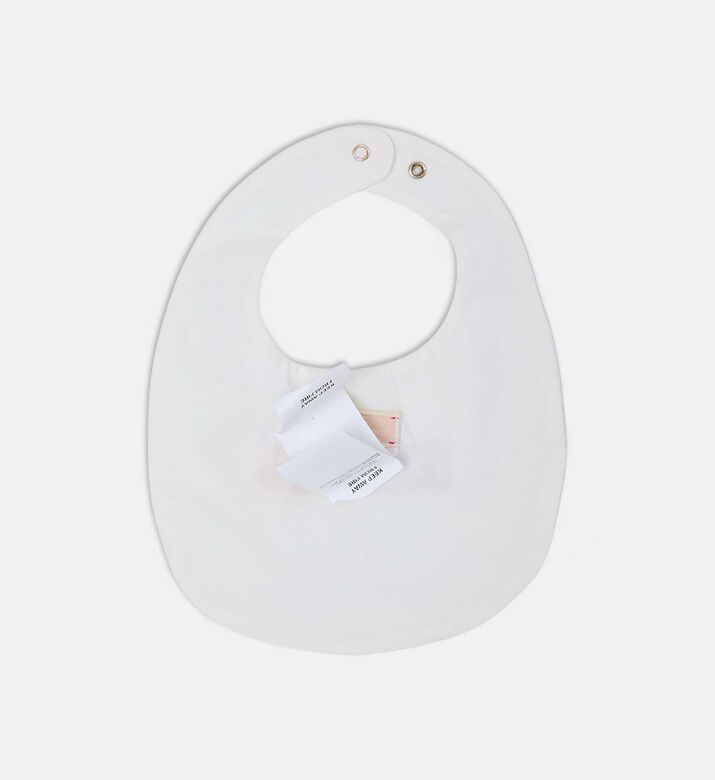 Logo-embroidery Snap Closure Bib