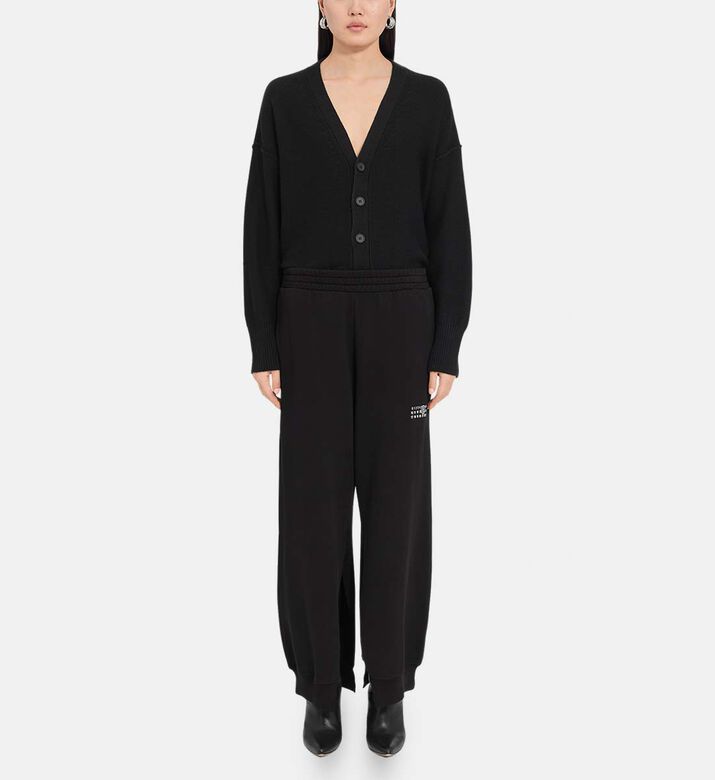 Cotton Wide-leg Sweatpants