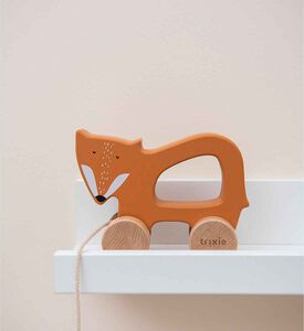 Mr. Fox Wooden Pull-along Toy
