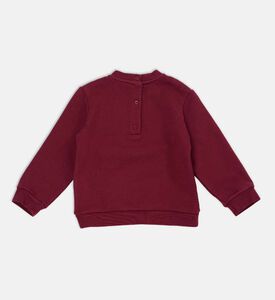 Logo-embroidery Long-sleeve Sweatshirt