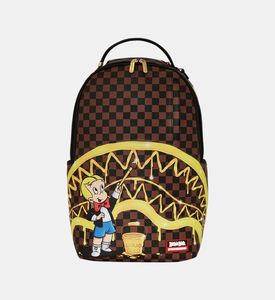 Looney Tunes Porky Pig Gold Drip Shark Backpack