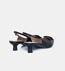 Low Heel Slingback Pumps