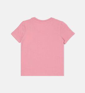 Short-sleeve Straight Hem T-shirt