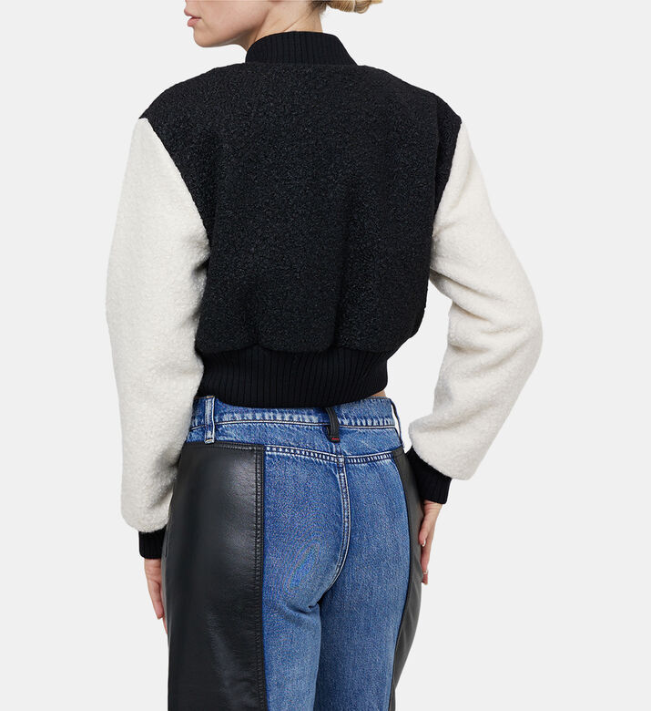Felisa Cropped Varsity Jacket Felisa Cropped Varsity Jacket