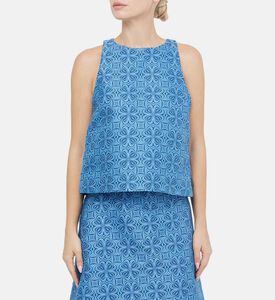 بلوزة Taisa جاكار بدون أكمام