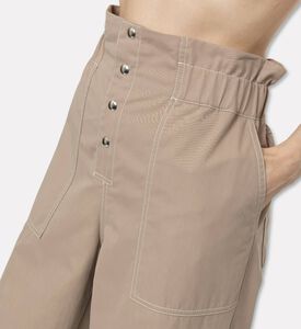 Marni Elastic Waistband Wide-leg Pants, Model View