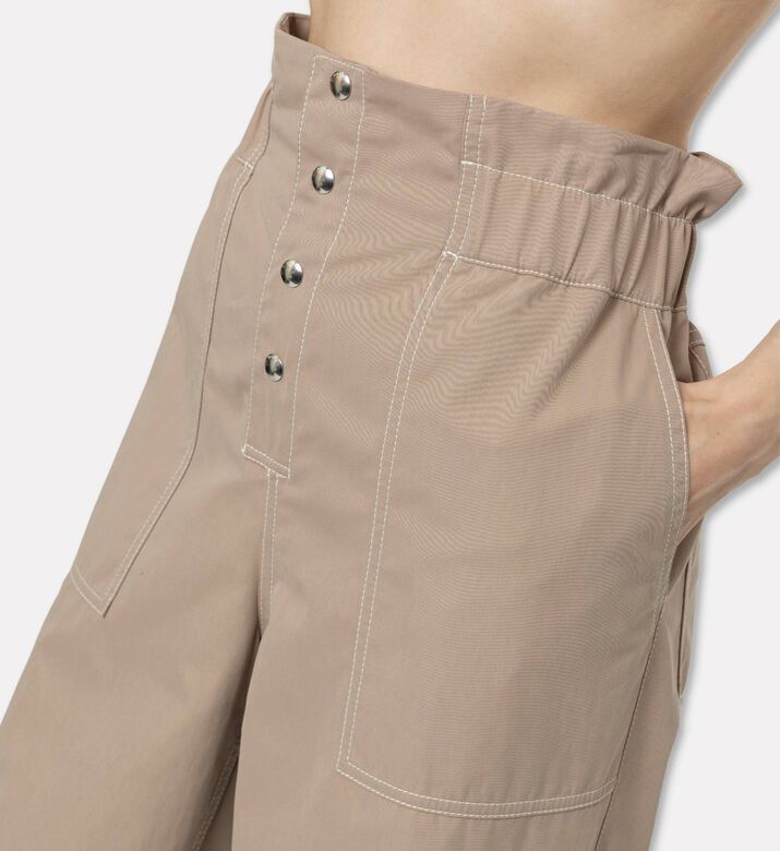 Marni Elastic Waistband Wide-leg Pants, Model View