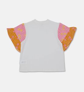 Stella McCartney Ruffle Layered-print Sleeve T-shirt, Packshot View