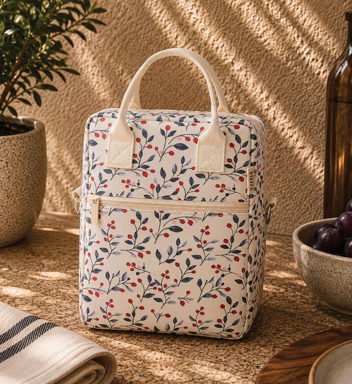 Estia Bloom Beige Insulated Lunch Bag, Packshot View