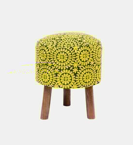 Ethnic Embroidered Cotton Stool Ethnic Embroidered Cotton Stool