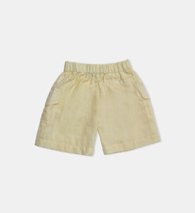 Linen Cargo Shorts