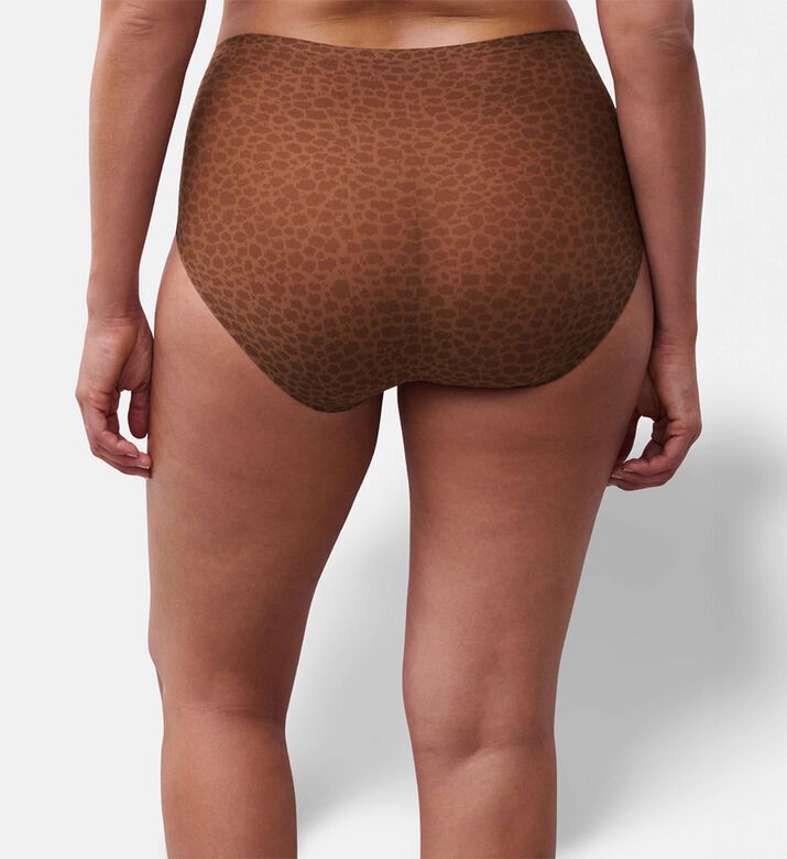 Chantelle Brief, Brown, Model View