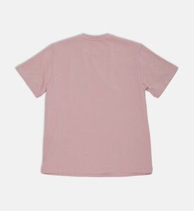 تيشيرت بقصة عادية بطبعة شعار على كامله