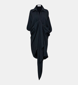Poplin Asymmetric Shirt Dress Poplin Asymmetric Shirt Dress