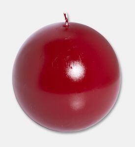 Graziani Round Paraffin Wick Candle, Burgundy, 12-cm, Packshot View