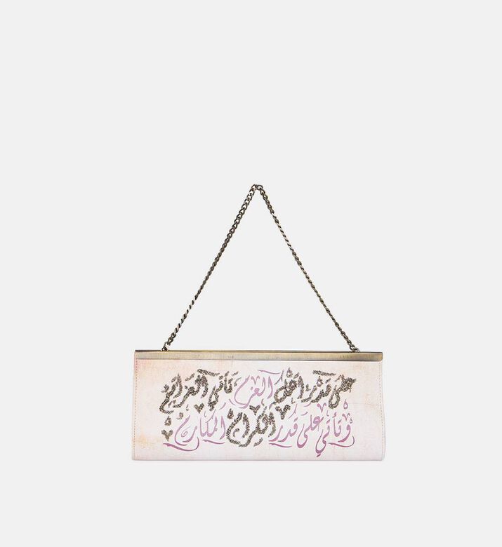 Embroidered Clutch Printed