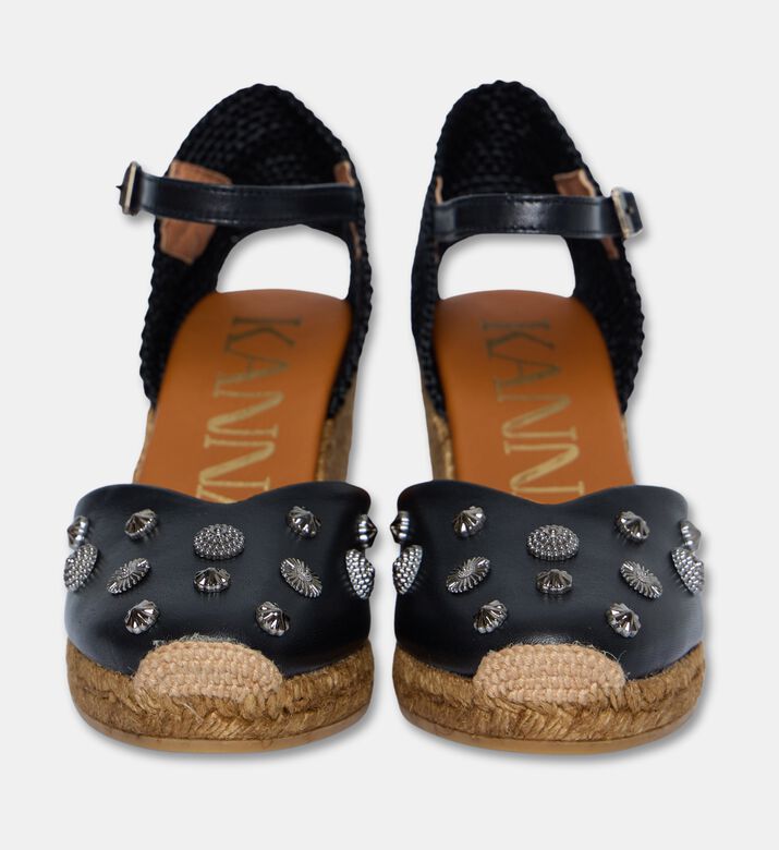 Kanna Shoes Sandal Wedge, Black, Eu-41, Packshot View