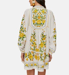 Sicily Botanical Pattern Long-sleeve Dress Sicily Botanical Pattern Long-sleeve Dress