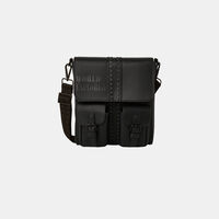Flap Pockets Messenger Bag