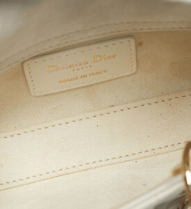 Dior Preowned Dior White Micro Lady D-joy Bag, Packshot View
