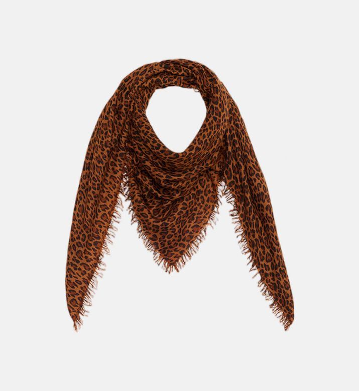 Madicia Leopard-print Scarf