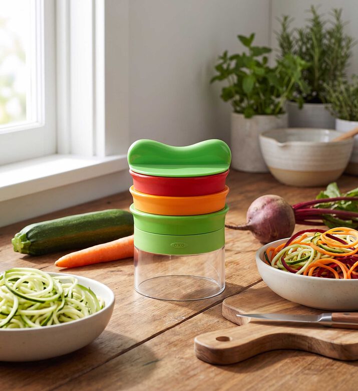 Oxo Hand-held 3-blade Spiralizer, Packshot View