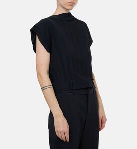 MM6 Puff Shoulder Regular-fit Top, Model View