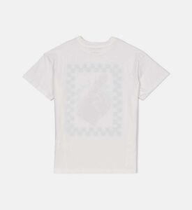 Cotton Checkered Pattern T-shirt