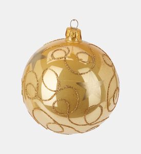 Home Deco and More Ball Xmas Glas Shiny, Gold, Packshot View
