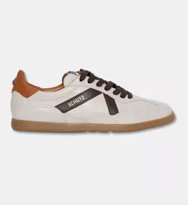 Schutz Croc-embossed Lace-up Sneaker, Packshot View