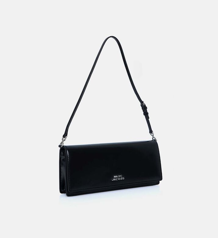 Marc Jacobs Cow Leather Flap Pocket Shoulder Bag, Black, Packshot View