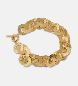 Patou Coins-shaped Embossed Logo Necklace, Packshot View