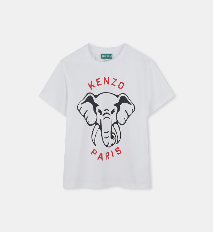 Elephant Logo-print Crewneck T-shirt