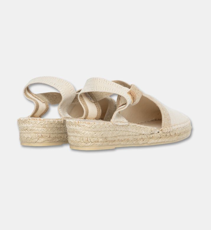 Toni Pons Verdi Vegan Canvas Wedge Espadrille, Off-white, Eu-42, Packshot View